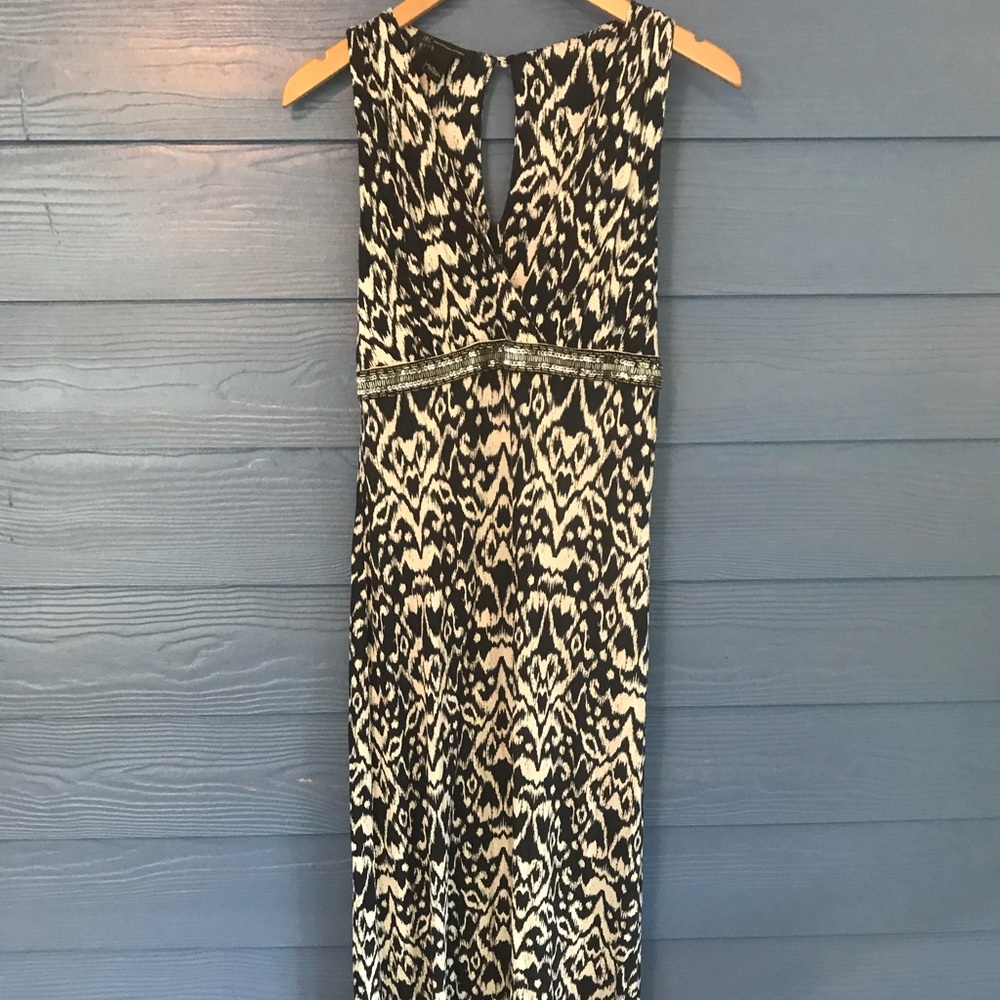 I.N.C international maxi dress with beaded waist